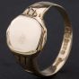 Second Hand 9ct Yellow Gold Vintage Cushion Shape Signet Ring 4134173