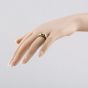 Second Hand 9ct Yellow Gold Cubic Zirconia Signet Ring 41341898