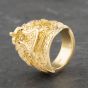 Second Hand 9ct Yellow Gold Large Saddle Ring 41341933