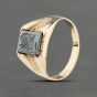 Second Hand Yellow Gold Hematite Signet Ring 41342014