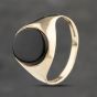 Second Hand 9ct Yellow Gold Onyx Signet Ring 41342072