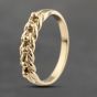 Second Hand 9ct Yellow Gold One Row Keeper Ring 41342135