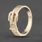 Second Hand 9ct Yellow Gold Buckle Ring 41342194