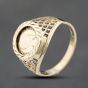 Second Hand 9ct Yellow Gold Peso Signet Ring 41342226