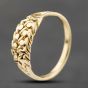 Second Hand Vintage Yellow Gold Two Row Keeper Ring 41342227