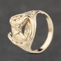 Second Hand 9ct Yellow Gold Horse Head & Horse Shoe Signet Ring 41342233