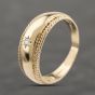 Second Hand 9ct Yellow Gold Cubic Zirconia Band Ring 41342265
