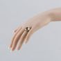 Second Hand Vintage 9ct Yellow Gold Onyx Oval Signet Ring 41342328
