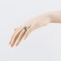 Second Hand 9ct Yellow Gold Onyx & 0.01ct Diamond Set Oval Signet Ring 41342331