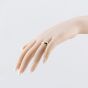 Second Hand 18ct Yellow Gold 0.25ct Diamond Three Stone Signet Ring 41342343