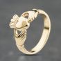 Second Hand 9ct Yellow Gold Claddagh Ring 41342344