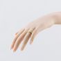 Second Hand 9ct Yellow Gold Six Row Keeper Ring 41342348