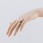 Second Hand 9ct Yellow Gold Cubic Zirconia Buckle Ring 41342355