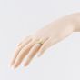 Second Hand 9ct Yellow Gold Three Row Keeper Ring 41342373