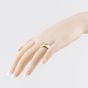 Second Hand 18ct Yellow Gold 0.04ct Diamond Part Engraved Cushion Signet Ring 41342376