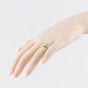 Second Hand 9ct Yellow Gold 0.02ct Diamond Cushion Bark Design Shoulders Signet Ring 41342377