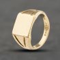 Second Hand Vintage 9ct Yellow Gold Square Signet Ring 41342382