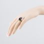 Second Hand 9ct Yellow Gold Onyx Oval Signet Ring 41342394