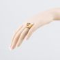 Second Hand 9ct Yellow Gold Synthetic Golden Yellow Sapphire Set Signet Ring 41342395