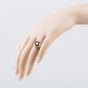 Second Hand 9ct Yellow Gold Onyx & Diamond Signet Ring 41342418