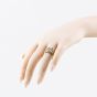 Second Hand Vintage 9ct Yellow Gold 4 Row Keeper Ring 41342451