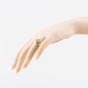 Second Hand 9ct Yellow Gold Tigers Eye Oval Signet Ring 41342457