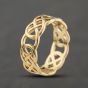 Second Hand 9ct Yellow Gold Celtic Band Ring 41342463