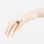 Second Hand 9ct Yellow Gold Onyx Oblong Signet Ring 41342470
