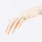 Second Hand 9ct Yellow Gold Three Row Keeper Ring 41342479