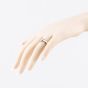 Second Hand 9ct Yellow Gold Spinel Set Buckle Ring 41342486