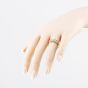 Second Hand 9ct Yellow Gold Two Row Keeper Ring 41342501