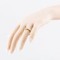 Second Hand 18ct Yellow Gold Diamond Plain Buckle Ring 41342503
