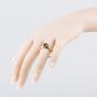Second Hand 9ct Yellow Gold Garnet Single Stone Signet Ring 41342515