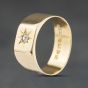 Second Hand Vintage 18ct Yellow Gold Diamond Single Stone Signet Ring 41342518
