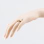 Second Hand 9ct Yellow Gold Cubic Zirconia Square Nine Stone Signet Ring 41342545
