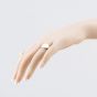 Second Hand 9ct Three Colour Gold Signet Ring 41342563