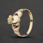 Second Hand 9ct Yellow Gold Claddagh Ring 41342575