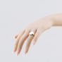 Second Hand 9ct Yellow Gold Heavy Plain Oval Signet Ring 41342606