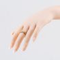 Second Hand 9ct Yellow Gold 2 Row Keeper Ring 41342609