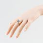 Second Hand 9ct Yellow Gold Onyx Cushion Signet Ring 41342619