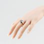 Second Hand 9ct Yellow Gold Hematite Oval Signet Ring 41342632