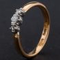 Second Hand 22ct Rose Gold Claw Set Round Brilliant Diamond Ring 4138061