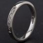 Second Hand Palladium Illusion Set Diamond Seven Stone Half Eternity Ring 4138134