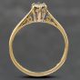 Second Hand 9ct Yellow Gold 0.15ct Diamond Solitaire Ring 41381463