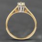 Second Hand 9ct Yellow Gold Brilliant Cut Diamond Solitaire Ring 41381524