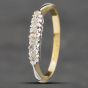Second Hand Vintage Yellow Gold Diamond Five Stone Ring 41381679