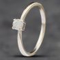 Second Hand 9ct White Gold 0.25ct Diamond Solitaire Ring 41381825