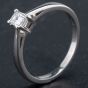 Second Hand Platinum Emerald Cut Diamond Solitaire Ring 4138204