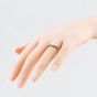 Second Hand Vintage 9ct Yellow Gold Opal & Diamond Dress Ring 41382303