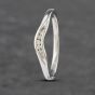 Second Hand Platinum 0.05ct Brilliant Cut Diamond Seven Stone Half Wishbone Ring 41382823